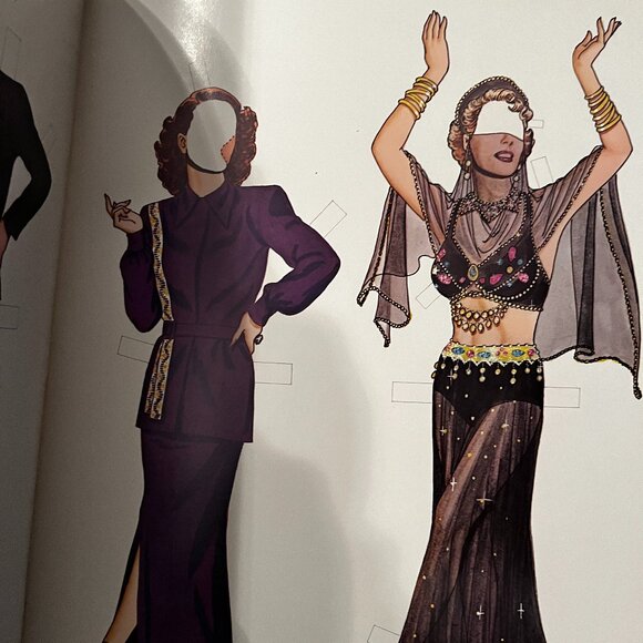 Joan Crawford Paper Dolls in Full Color by Tom Tierney – 1983 Dover Publications - Picture 2 of 12